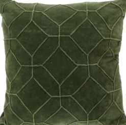 Outlet Unique Living Dekokissen Babs grün 45 x 45 x 8 cm Kissen|Dekokissen