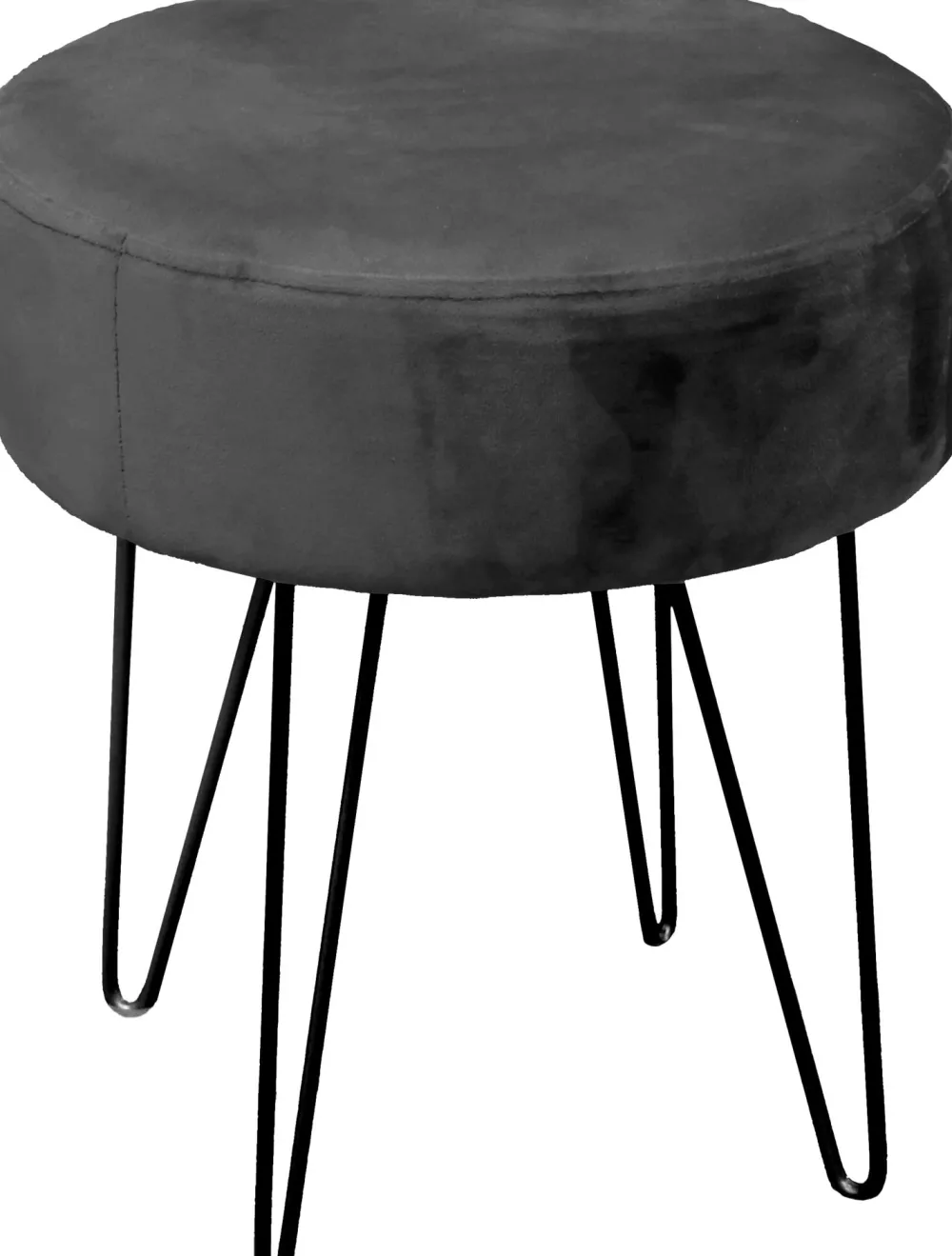 Outlet Unique Living Hocker Davy grau D 40 H 35 cm Hocker|Hocker