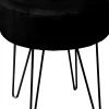 Hot Unique Living Hocker Davy schwarz D 40 H 35 cm Hocker|Hocker