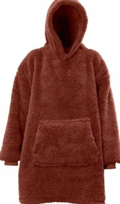 Online Unique Living Hoodie Marsala braun Einheitsgröße Pullover