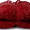 Outlet Unique Living plaid Teddy rot 150 x 200 cm Decken & Plaids