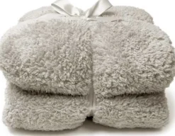 Hot Unique Living plaid Teddy grau 150 x 200 cm Decken & Plaids