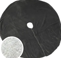 Sale Unique living Weihnachtsbaumdecke Coby grau D 110 cm Weihnachtsbaumdecken & -Körbe