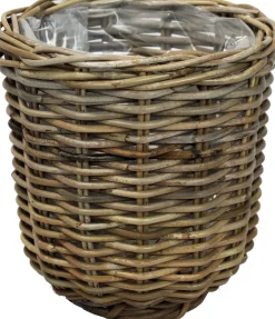 Clearance Van der Leeden Pflanzkorb Stephanie natur D 29 H 30 cm Pflanzkörbe|Blumentöpfe & Pflanzgefäße