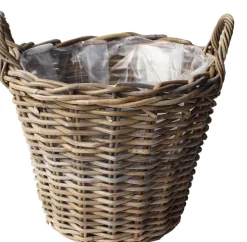 Online Van der Leeden Pflanzkorb hoch mit Henkeln D 35 cm x H 25 cm Pflanzkörbe|Pflanzkörbe