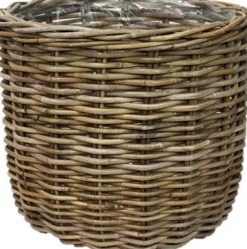 New Van der Leeden Pflanzkorb Stephanie naturell D 43 H 40 cm Pflanzkörbe|Blumentöpfe & Pflanzgefäße