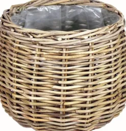 Van der Leeden Pflanzkorb D 58 H 43 cm grau Pflanzkörbe|Blumentöpfe & Pflanzgefäße