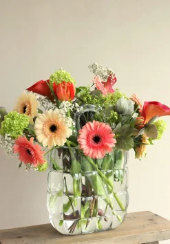 Clearance Vase Marais transparent 14 x 9,5 x 22 cm Vasen & Krüge|Blumentöpfe & Pflanzgefäße