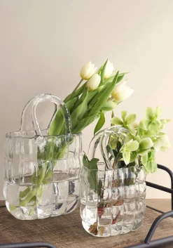 Clearance Vase Marais transparent 14 x 9,5 x 22 cm Vasen & Krüge|Blumentöpfe & Pflanzgefäße
