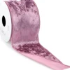 Vivant Weihnachtsband Velvet rosa 300 x 7 cm Weihnachtsschleifen Und -Bänder