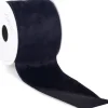 New Vivant Weihnachtsband Velvet schwarz 300 x 7 cm Weihnachtsschleifen Und -Bänder