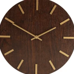 Outlet Wanduhr naturell / gold D 41,5 H 5,5 cm Uhren