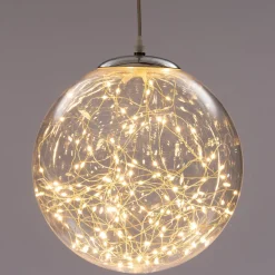 Discount Weihnachtsanhänger Kugel klar mit 300 LEDs warmweiß D 35 cm Weihnachtsdeko Zum Aufhängen