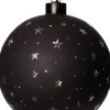 Outlet Weihnachtsanhänger Kugel Sterne mit LED Beleuchtung warmweiß D 10 cm Weihnachtsdeko Zum Aufhängen
