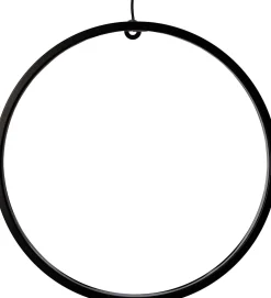 New Weihnachtsanhänger rund mit 96 LEDs warmweiß D 26 cm Weihnachtsdeko Zum Aufhängen