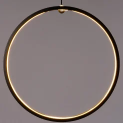 New Weihnachtsanhänger rund mit 96 LEDs warmweiß D 26 cm Weihnachtsdeko Zum Aufhängen