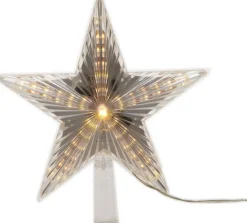 Weihnachtsbaumspitze Stern mit LED-Beleuchtung H 22 cm Weihnachtsbaumspitzen