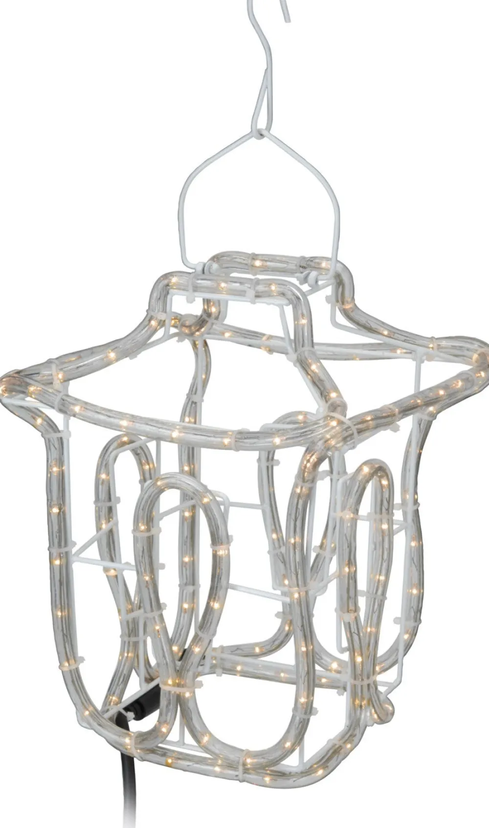 Discount Weihnachtsdeko Laterne mit 144 LEDs warmweiß 22,5 x 22,5 x 41 cm Weihnachtsfiguren (Außen)