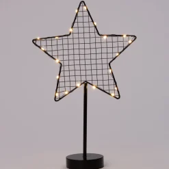 Outlet Weihnachtsdeko Stern mit Gitter 20 LEDs warmweiß 7 x 25 x 40 cm Weihnachtssterne