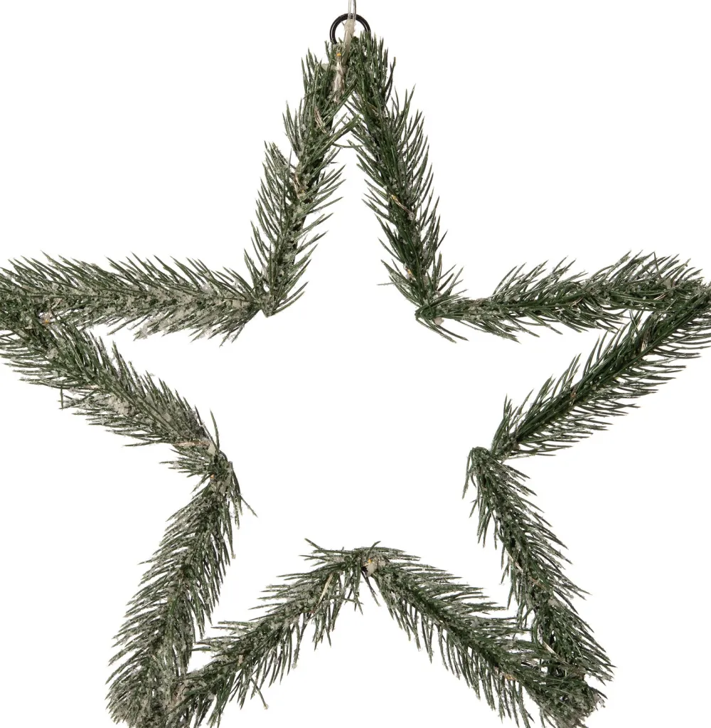 Weihnachtsdeko Stern mit 30 LEDs warmweiß D 40 cm Weihnachtssterne|Weihnachtsdeko Zum Aufhängen