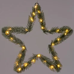Weihnachtsdeko Stern mit 30 LEDs warmweiß D 40 cm Weihnachtssterne|Weihnachtsdeko Zum Aufhängen