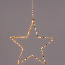 Discount Weihnachtsdeko Stern schwarz mit 200 LEDs warmweiß D 37 cm Weihnachtsdeko Zum Aufhängen|Weihnachtssterne