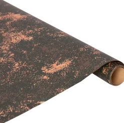 Hot Weihnachtsdorf Untergrund Papier rot / braun 60 x 200 cm Weihnachtsdorf Untergrund