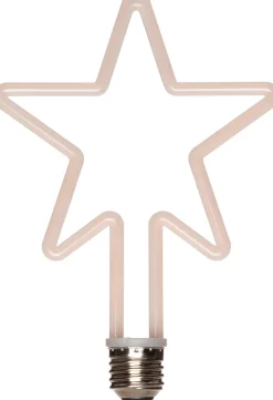 Online Weihnachtsleuchte Retro-Stern 13,5 x 19,5 cm warmweiß Weihnachtsleuchten