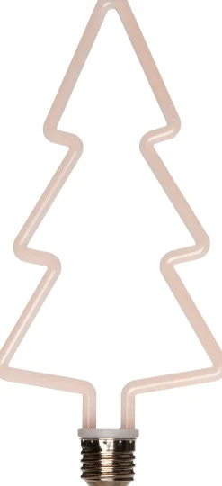 Outlet Weihnachtsleuchte Retro-Weihnachtsbaum 11 x 24 cm warmweiß Weihnachtsleuchten