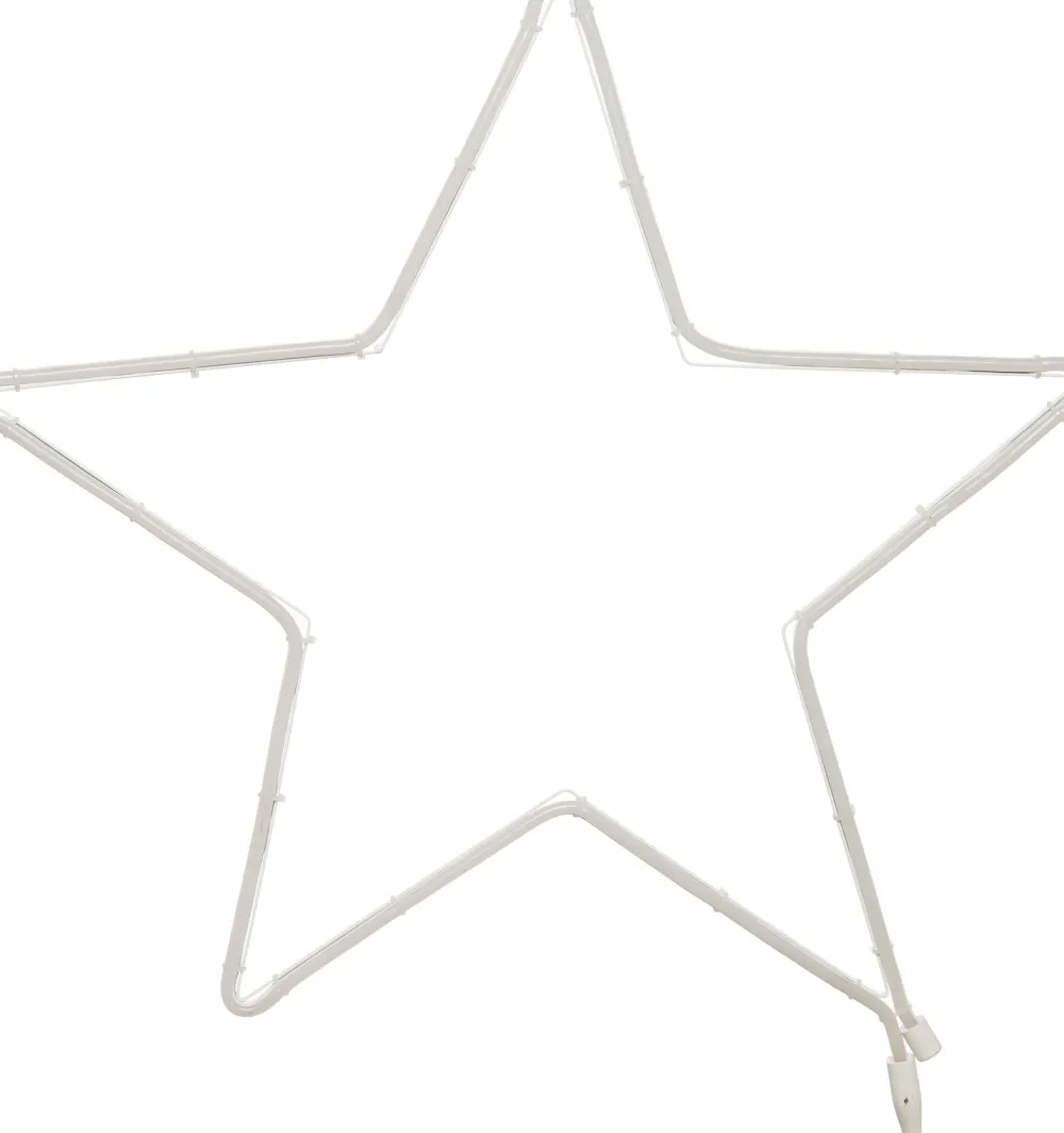 Sale Weihnachtsleuchte Stern mit LED Beleuchtung D 54 cm warmweiß Weihnachtssterne|Weihnachtsleuchten