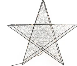 Clearance Weihnachtsstern beleuchtet mit 120 LEDs warmweiß D 58 cm Weihnachtssterne|Weihnachtsfiguren (Außen)