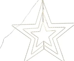 Outlet Weihnachtsstern beleuchtet 55 x 55 cm warm wit Weihnachtssterne|Weihnachtsfiguren (Außen)