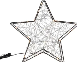 Weihnachtsstern beleuchtet mit 80 LEDs warmweiß D 38 cm Weihnachtssterne|Weihnachtsfiguren (Außen)