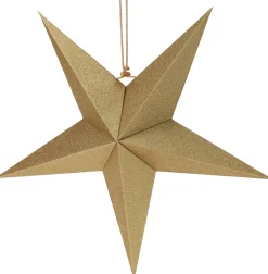 Outlet Weihnachtsstern Papy gold 45 x 14 x 45 cm Weihnachtssterne