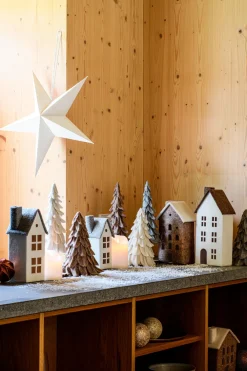 Sale Weihnachtsstern Papy weiß 45 x 14 x 45 cm Weihnachtssterne