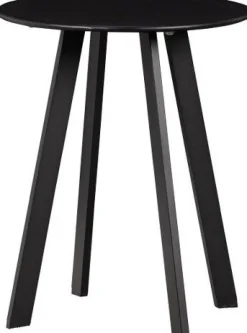 Clearance WOOOD Beistelltisch Fer schwarz D 40 H 49 cm Beistelltische|Beistelltische