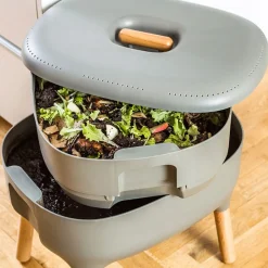 Online Wurmkomposter beige 50,5 x 38 x 60,5 cm Pflanzerde & Substrat|Komposterde